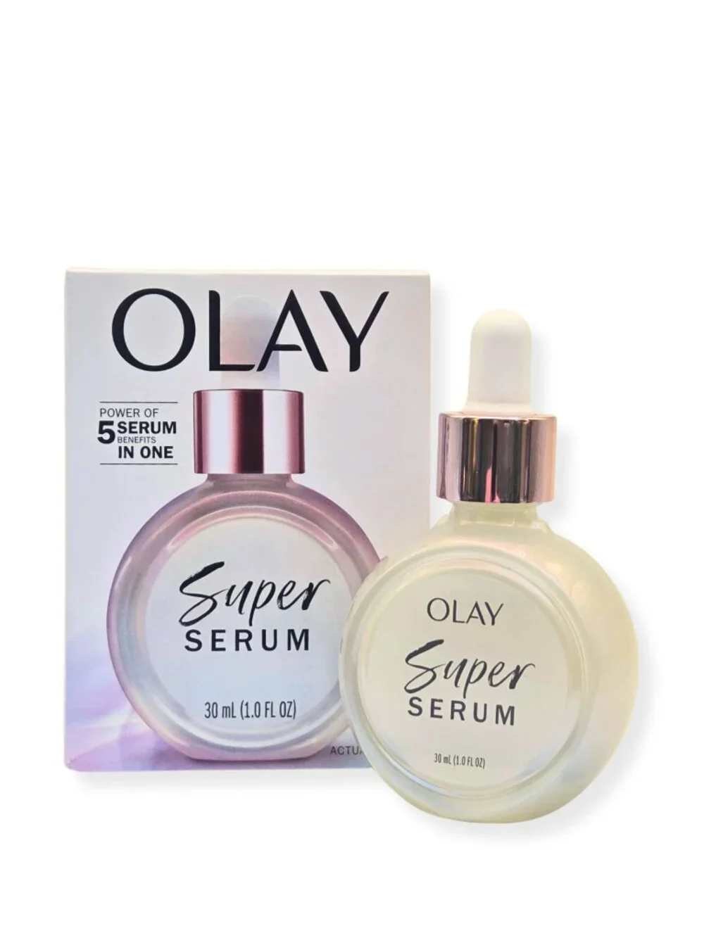 Olay Super Serum 5-in-1 Face Serum 1 oz New